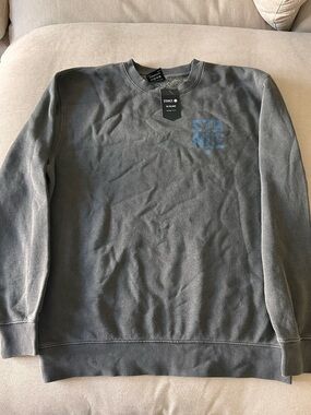Stance Men’s Slate Gray Crewneck with Blue Logo